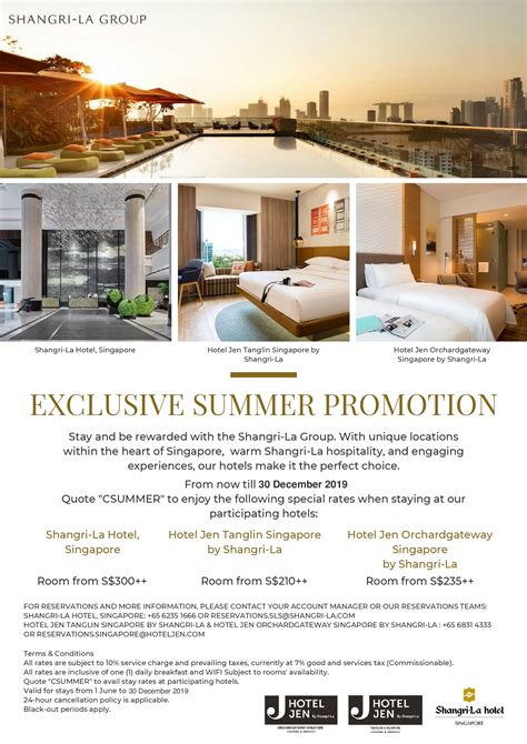 hotel rate in singapore promotion